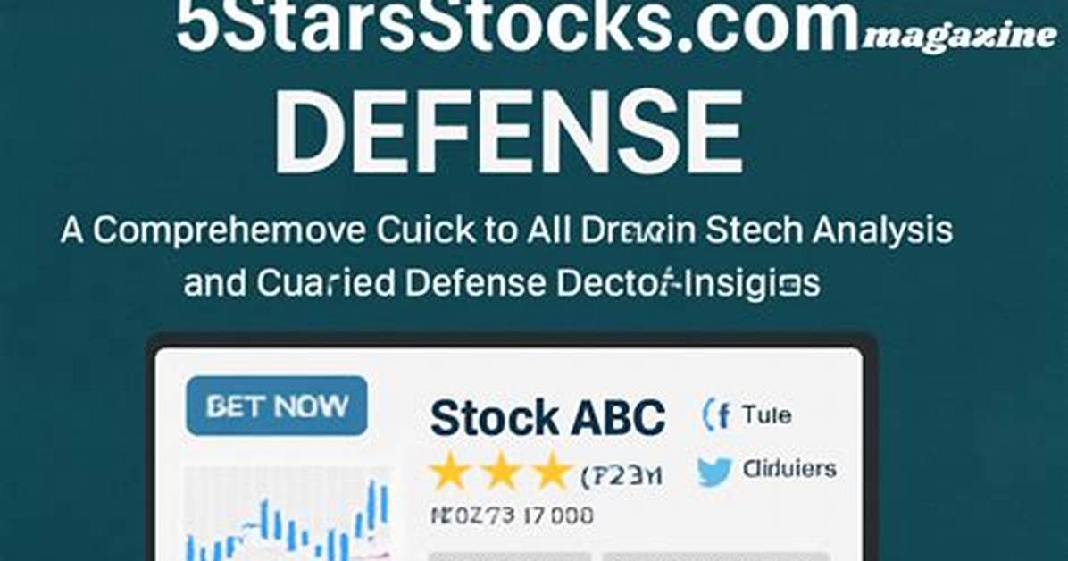5Starsstocks. Com Defense: a Comprehensive Guide to Stock Market Strategies